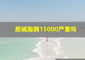 胆碱脂酶15000严重吗