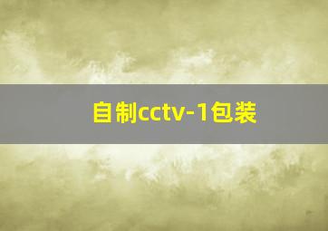 自制cctv-1包装