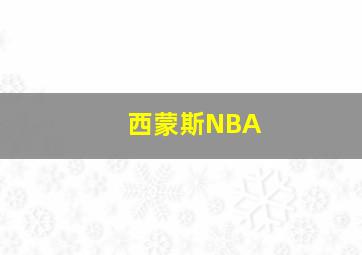 西蒙斯NBA