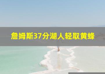 詹姆斯37分湖人轻取黄蜂