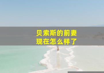 贝索斯的前妻现在怎么样了