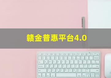 赣金普惠平台4.0