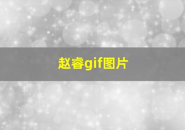 赵睿gif图片