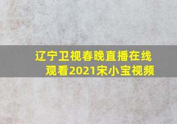 辽宁卫视春晚直播在线观看2021宋小宝视频