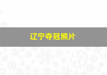 辽宁夺冠照片