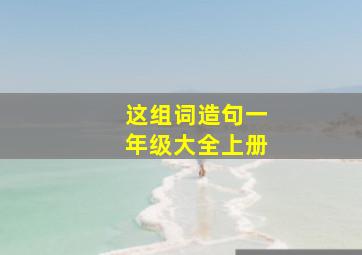 这组词造句一年级大全上册