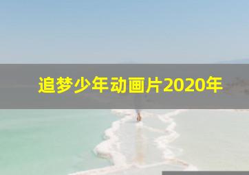 追梦少年动画片2020年