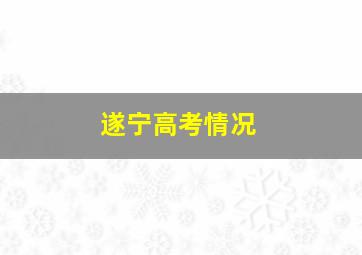 遂宁高考情况