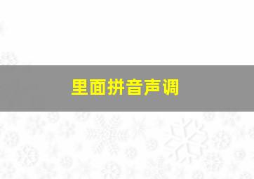 里面拼音声调