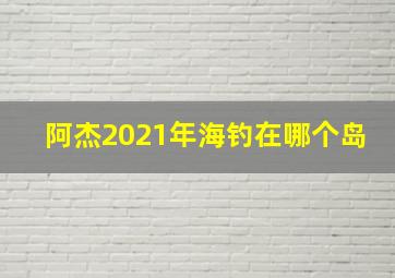 阿杰2021年海钓在哪个岛