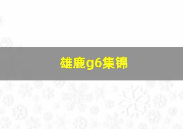 雄鹿g6集锦