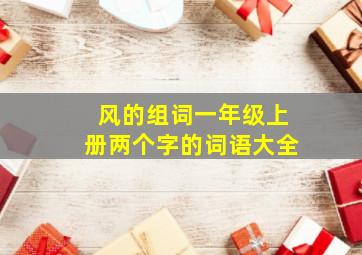 风的组词一年级上册两个字的词语大全