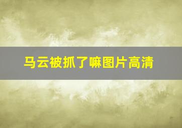 马云被抓了嘛图片高清