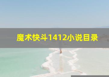 魔术快斗1412小说目录