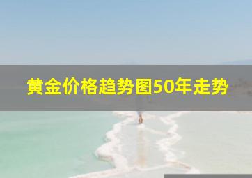 黄金价格趋势图50年走势