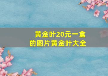 黄金叶20元一盒的图片黄金叶大全