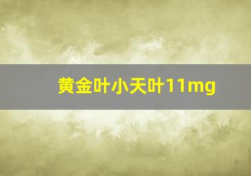 黄金叶小天叶11mg