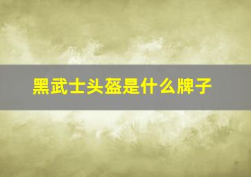 黑武士头盔是什么牌子